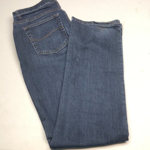 LIKE NEW LEE RELAXED FIT STRAIGHT LEG JEANS 12/31x32 MADE IN EGYPT ๐ช๐ฌ - Picture 11 of 12